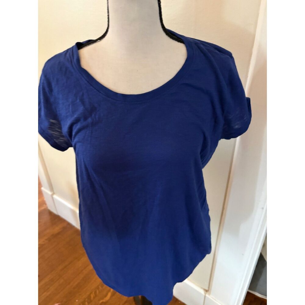 Athleta Cobalt Blue Everyday Scoop Neck Tee M